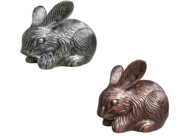 Kaninchen Aluminium in zwei Farben