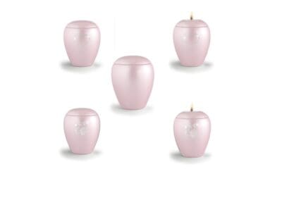 Urn Kristal keramiek Roze