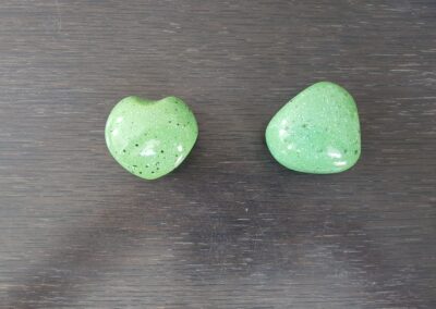 Knuffelsteen groen gemêleerd