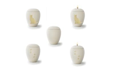 Urn Siena keramiek crème