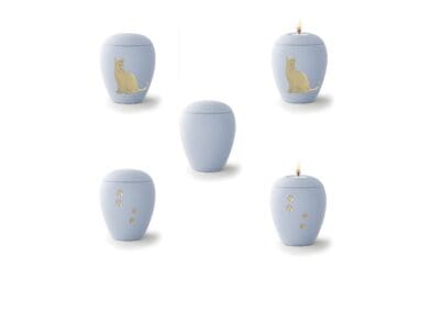 Urn Siena keramiek hemelsblauw