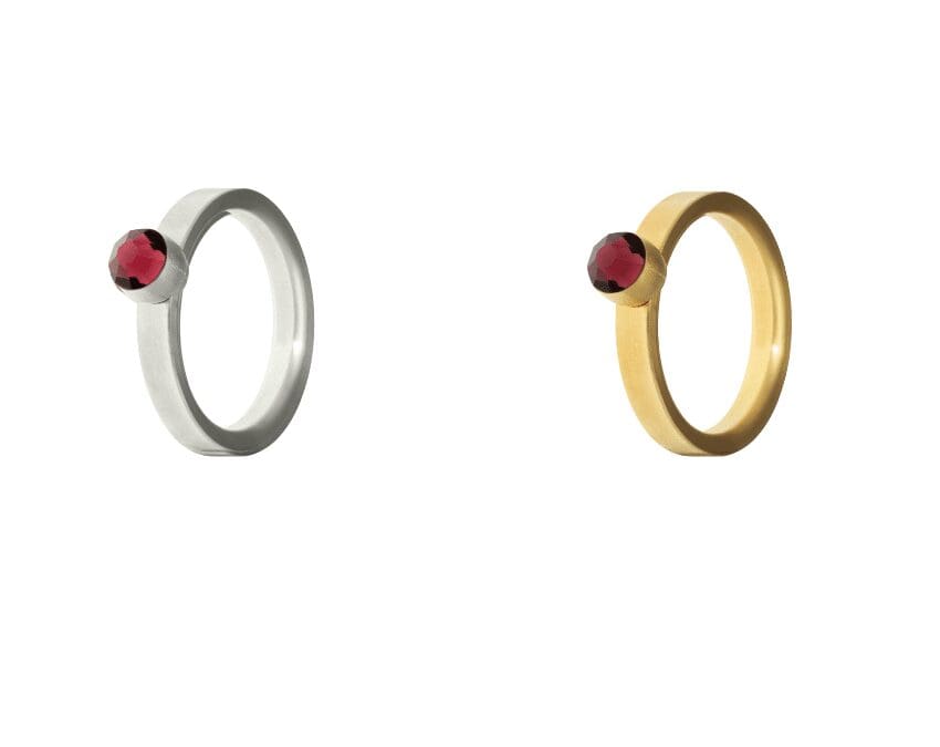 Ring geboortesteen februari