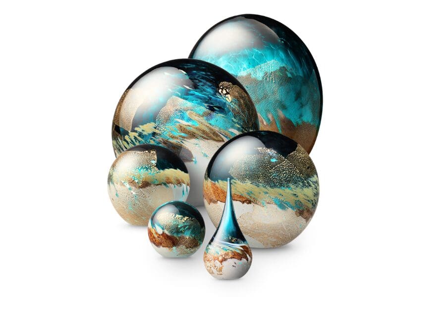 Urn Elan elegance turqoise