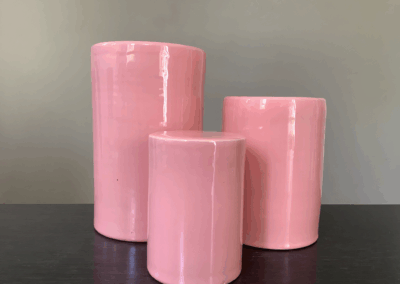 Cilinder urn roze