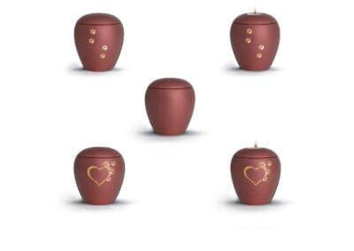 Urn Verona keramiek robijn